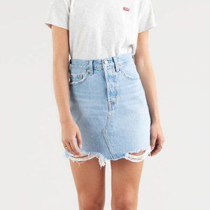 Levi's High-Rise Deconstructed Skirt Size 24